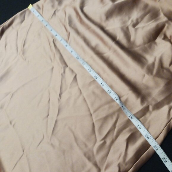 NEW Social Bridesmaids Draped One-Shoulder Convertible Maxi Dress Toffee XL - Picture 11 of 12